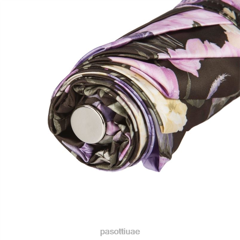 مظلة | 257 52693-70 ص 13 - مظلة قابلة للطي ذات أزهار داكنة PASOTTI Z446V609